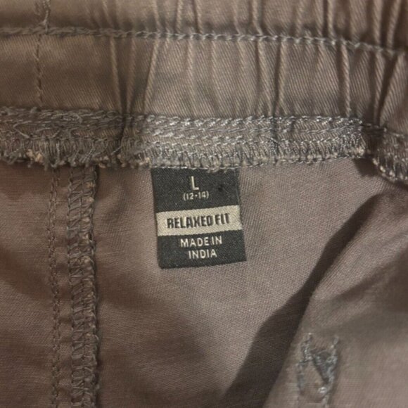 Carhartt Twill Roll Relaxed Fit Cargo Shorts Adult Kids Size L 12/14 Gray - Picture 5 of 6